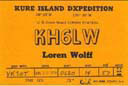 QSL card from earlier DXpedition to Kure