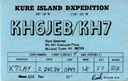 QSL card from earlier DXpedition to Kure